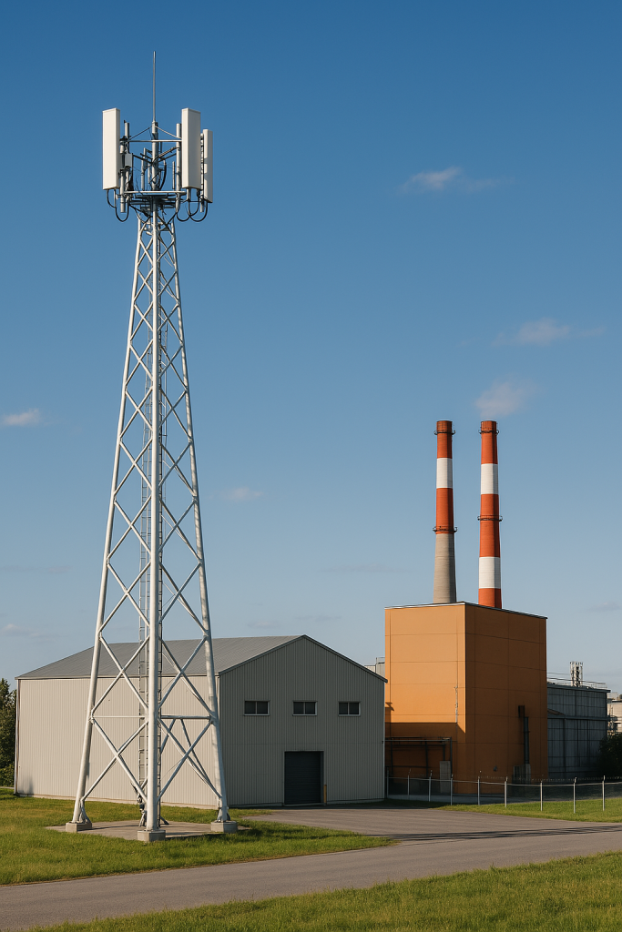cell tower industrial property