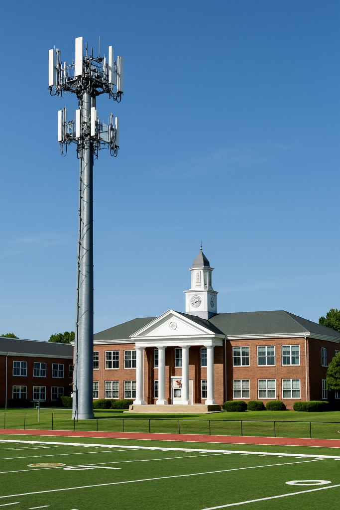 cell tower lease school