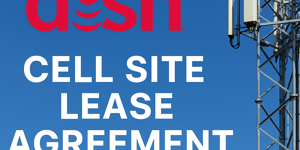 dish cell site lease agreement guide