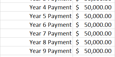 cell tower lease buyout installment